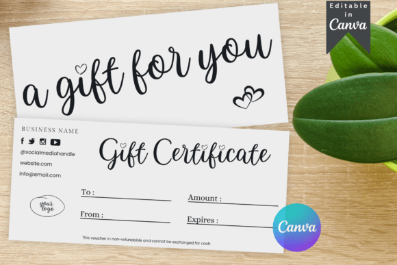 Download Customizable Gift Certificate Template - Certificate template Collection