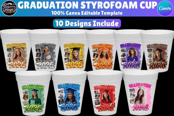 Download Graduation Styrofoam Cup Bundle - Premium Resources