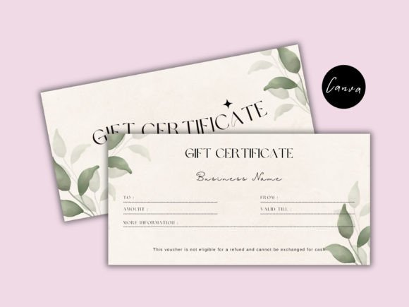 Download Boho Editable Gift Certificate Template - Certificate template Collection