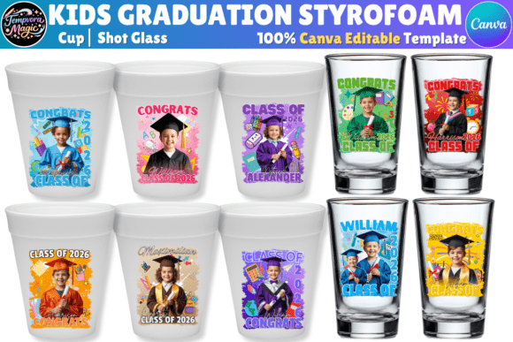 Download Kids Graduation Styrofoam Cup Template - Styrofoam cup Collection