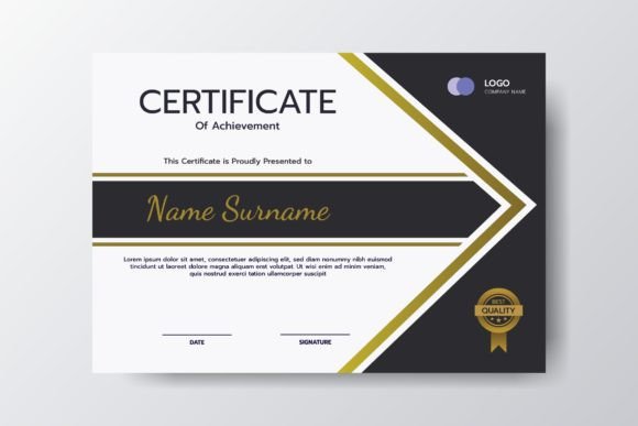 Download Achievements Certificate Template - Certificate template Collection