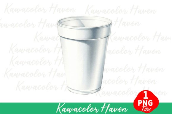 Download Single Styrofoam Cup White Background - Styrofoam cup Collection