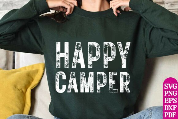 Download Happy Camper, Instant Download PNG, SVG - Instant download Collection