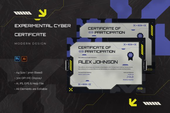 Download Experimental - Certificate Template - Certificate template Collection