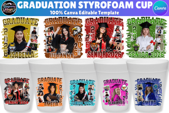Download Graduation Styrofoam Cup Template - Premium Resources