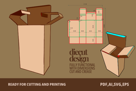 Download Box Die Cut Box Template - Die cut box template Collection