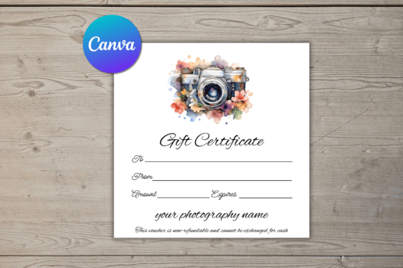 Download Photography Gift Certificate Template - Certificate template Collection