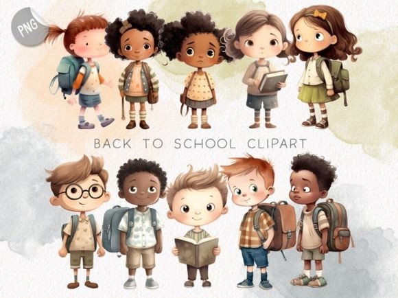 Download Back to School Clipart Instant Download - Instant download Collection